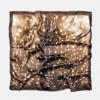 Bandana en satin à imprimé cerf Bandana en satin à imprimé cerf
