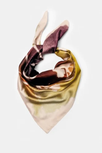 Bandana en satin à imprimé floral Bandana en satin à imprimé floral