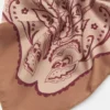Bandana en satin à imprimé floral