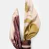 Bandana en satin à imprimé floral