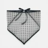 Bandana semi-transparent à pois