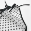 Bandana semi-transparent à pois