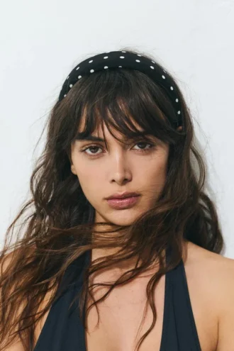 Bandeau rigide à pois