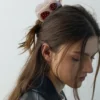 Barrette en forme de fraise