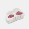 Barrette en forme de fraise