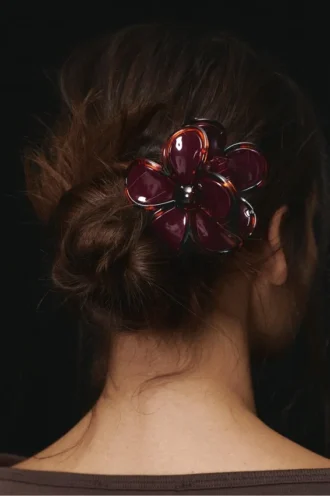 Barrette à fleurs