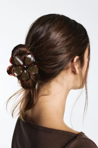 Barrette à fleurs