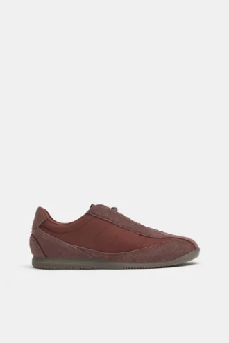 Baskets en cuir