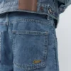 Bermudas ample en denim Bermudas ample en denim