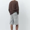Bermudas ample en denim Bermudas ample en denim
