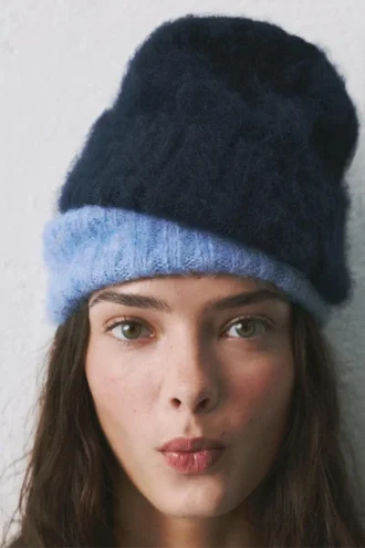 Bonnet court en tricot