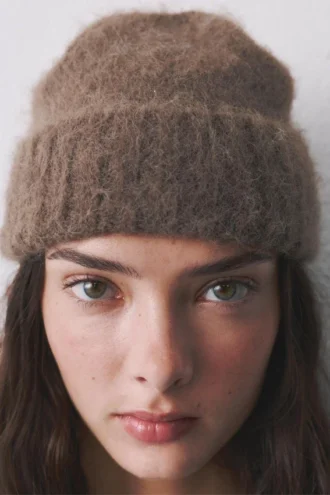 Bonnet court en tricot