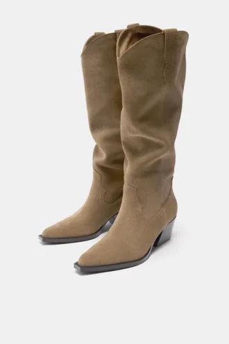 Bottes de cowboy en cuir