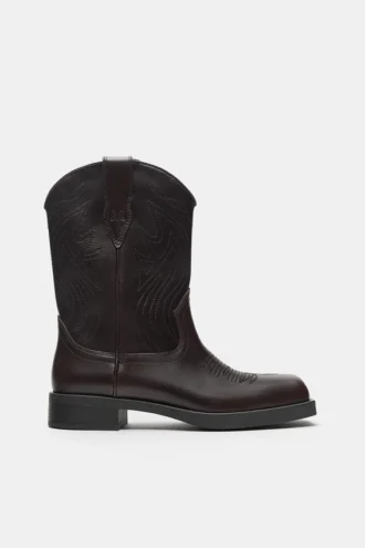 Bottes de cowboy en cuir Montserrat Messeguer