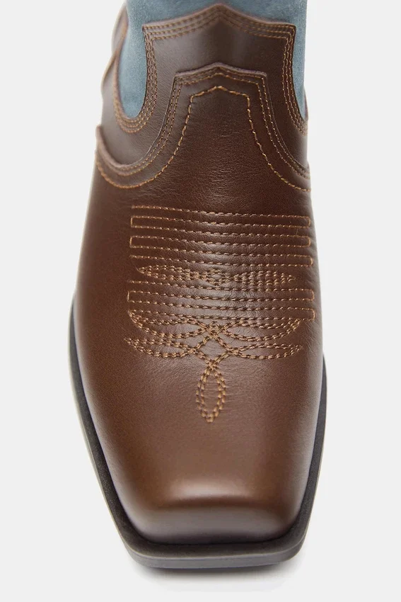 Bottes de cowboy en cuir Montserrat Messeguer Bottes de cowboy en cuir Montserrat Messeguer