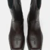 Bottes de cowboy en cuir Montserrat Messeguer