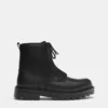 Bottes en cuir à lacets Bottes en cuir à lacets