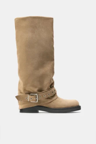 Bottes-leggings à boucles