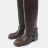 Bottes motardes cloutées Bottes motardes cloutées