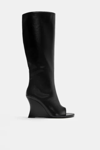 Bottes à talon compensé