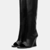 Bottes à talon compensé