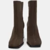 Bottes à talons hauts en cuir Bottes à talons hauts en cuir