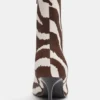 Bottes à talons hauts en cuir de vachette Bottes à talons hauts en cuir de vachette