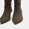 Bottes à talons hauts froncées Bottes à talons hauts froncées