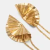 Boucles d’oreilles en forme de chaîne de fleurs Boucles d’oreilles en forme de chaîne de fleurs