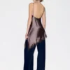 Camisole asymétrique en dentelle