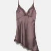 Camisole asymétrique en dentelle