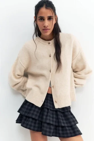 Cardigan en maille douce