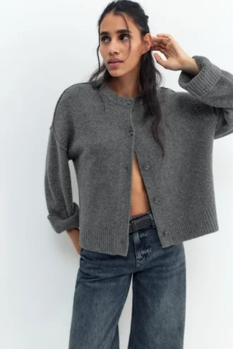 Cardigan en maille douce