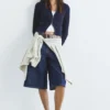 Cardigan zippé à côtes Cardigan zippé à côtes