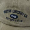 Casquette brodée « Boston »