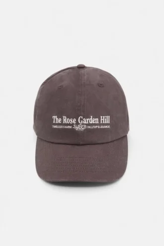 Casquette brodée marron Casquette brodée marron