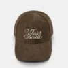 Casquette en velours côtelé marron Casquette en velours côtelé marron