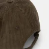 Casquette en velours côtelé marron Casquette en velours côtelé marron