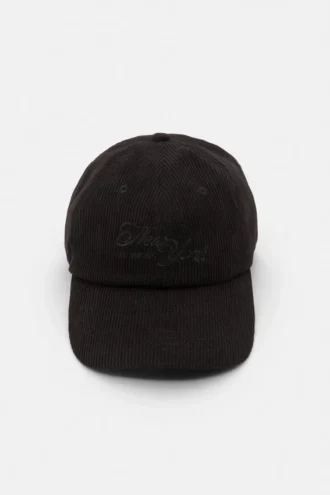 Casquette en velours côtelé noir Casquette en velours côtelé noir