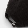 Casquette en velours côtelé noir Casquette en velours côtelé noir