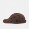Casquette à pois marron Casquette à pois marron