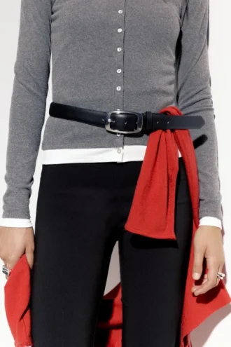 Ceinture avec boucle rectangulaire