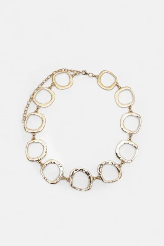 Ceinture à cercles métalliques