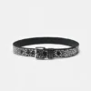 Ceinture cloutée en simili cuir Ceinture cloutée en simili cuir
