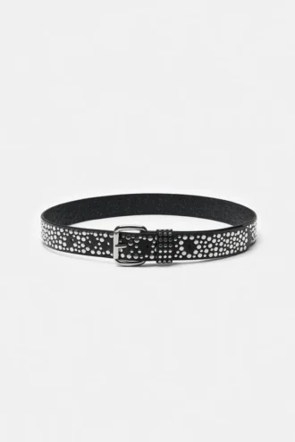Ceinture cloutée en simili cuir