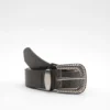 Ceinture de cow-boy avec finition craquelée Ceinture de cow-boy avec finition craquelée
