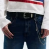 Ceinture de cow-boy avec finition craquelée Ceinture de cow-boy avec finition craquelée