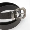 Ceinture de cow-boy avec finition craquelée Ceinture de cow-boy avec finition craquelée