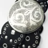 Ceinture en simili cuir avec cercles Ceinture en simili cuir avec cercles