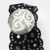 Ceinture en simili cuir avec cercles Ceinture en simili cuir avec cercles